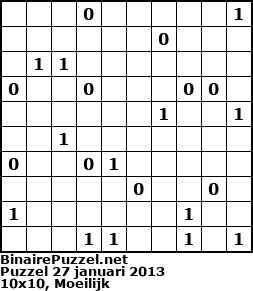 Binaire Puzzel