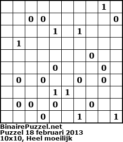 Binaire Puzzel