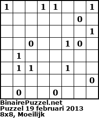 Binaire Puzzel