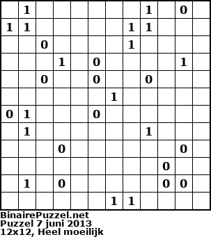 Binaire Puzzel