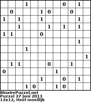 Binaire Puzzel
