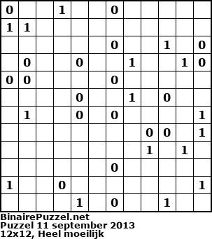 Binaire Puzzel