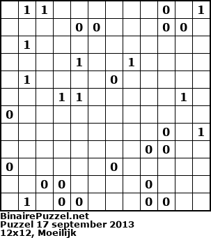 Binaire Puzzel