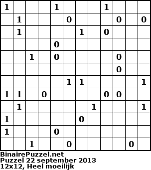Binaire Puzzel