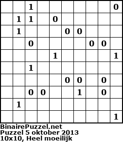Binaire Puzzel