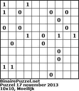 Binaire Puzzel