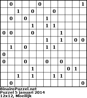 Binaire Puzzel