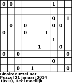 Binaire Puzzel