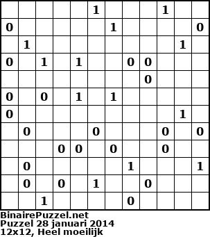 Binaire Puzzel