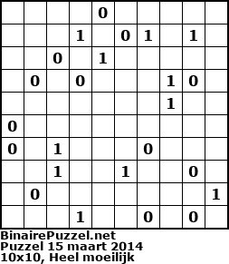 Binaire Puzzel