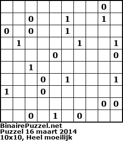 Binaire Puzzel