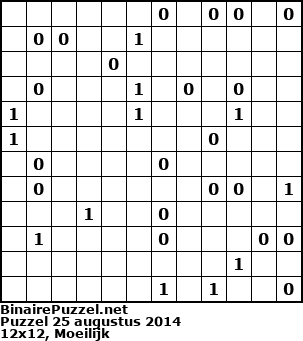 Binaire Puzzel