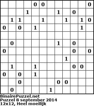 Binaire Puzzel
