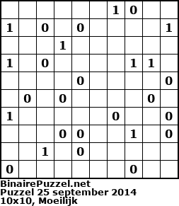 Binaire Puzzel