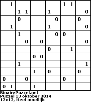 Binaire Puzzel
