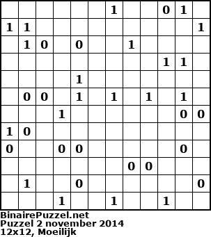 Binaire Puzzel