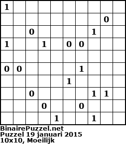 Binaire Puzzel
