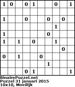 Binaire Puzzel