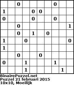 Binaire Puzzel