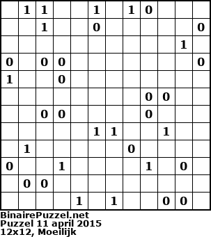 Binaire Puzzel