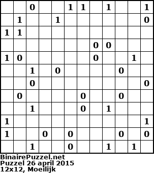 Binaire Puzzel