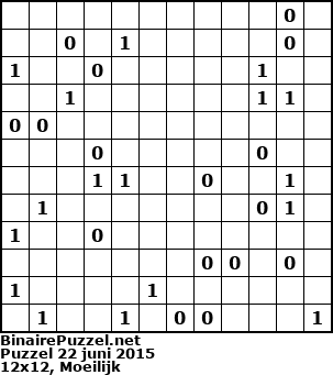 Binaire Puzzel