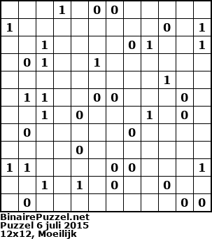 Binaire Puzzel