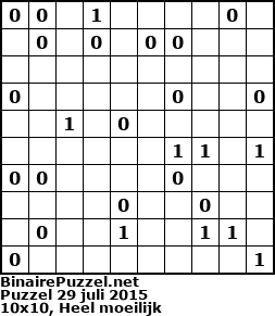 Binaire Puzzel