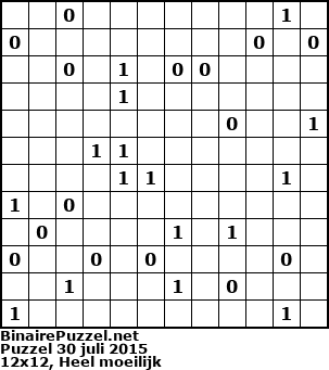 Binaire Puzzel