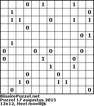 Binaire Puzzel