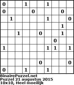 Binaire Puzzel