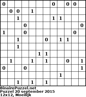 Binaire Puzzel