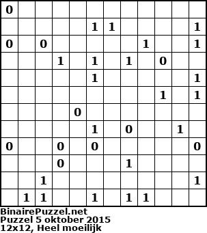 Binaire Puzzel