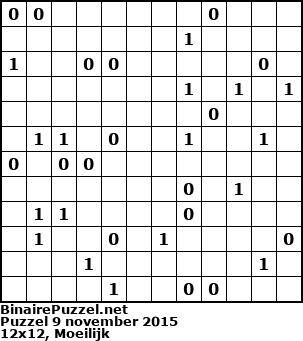 Binaire Puzzel