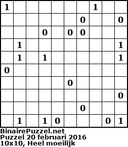 Binaire Puzzel