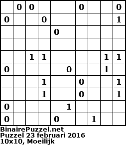 Binaire Puzzel