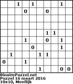 Binaire Puzzel
