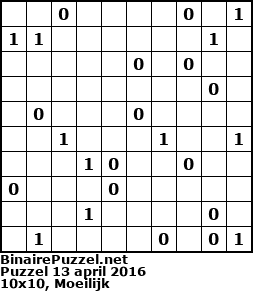 Binaire Puzzel