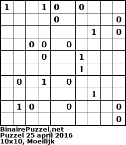 Binaire Puzzel