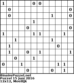 Binaire Puzzel