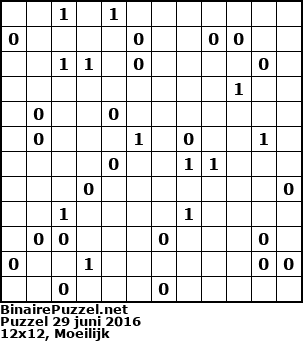 Binaire Puzzel