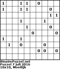 Binaire Puzzel