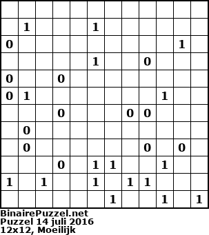 Binaire Puzzel