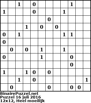 Binaire Puzzel