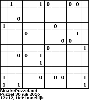 Binaire Puzzel