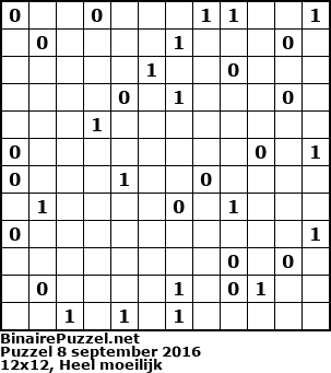 Binaire Puzzel