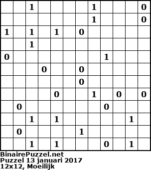 Binaire Puzzel