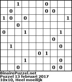 Binaire Puzzel