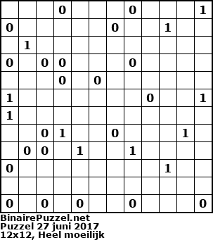 Binaire Puzzel