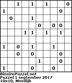 Binaire Puzzel